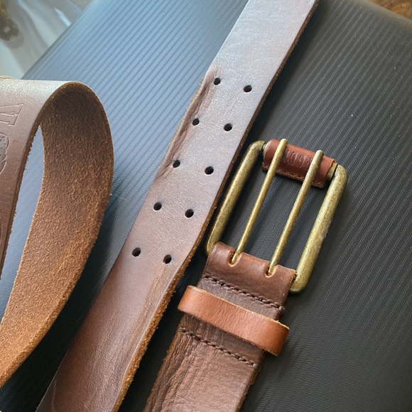 Brown belt FCUK brand . Size 36. 1,5inches Width - Picture 5 of 10